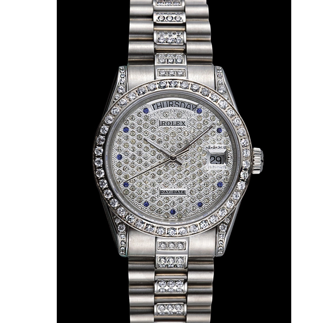 Aaa replica watch Diamonds-srl182 621612 Day-Date Rolex Swiss 0816